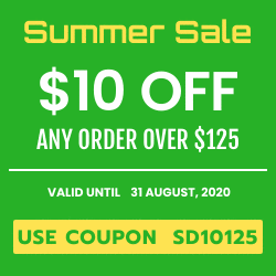 $10 OFF $125 Coupon SD10125